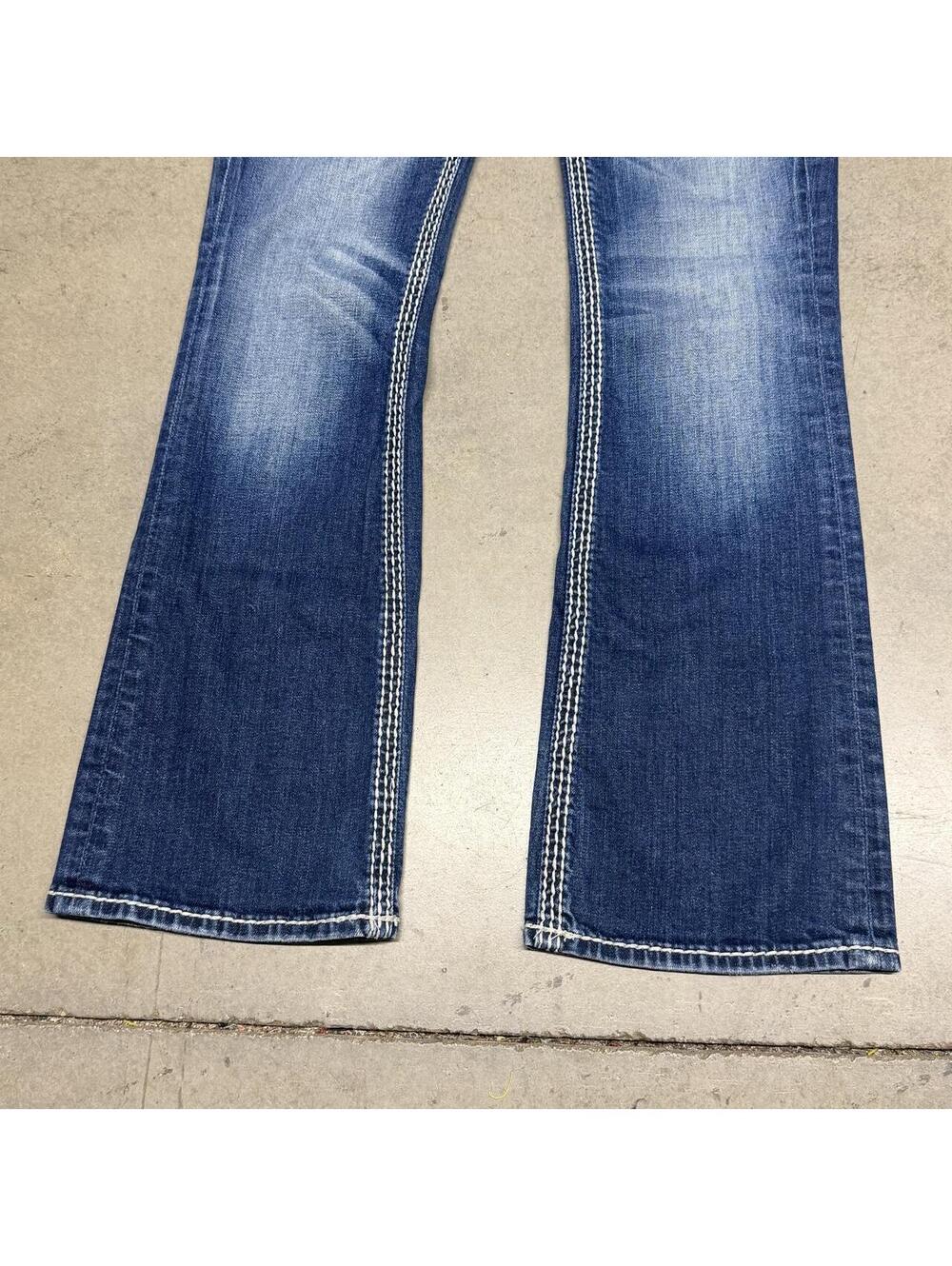 Y2K Rock Revival Serena Boot Jeans Denim Bootcut Jeans MSRP $200 - Picture 5 of 8